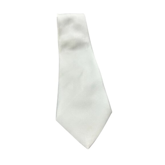 Stacy Adams Necktie White One Size Adjustable Fit Lightweight Business Formal - Picture 2 of 8